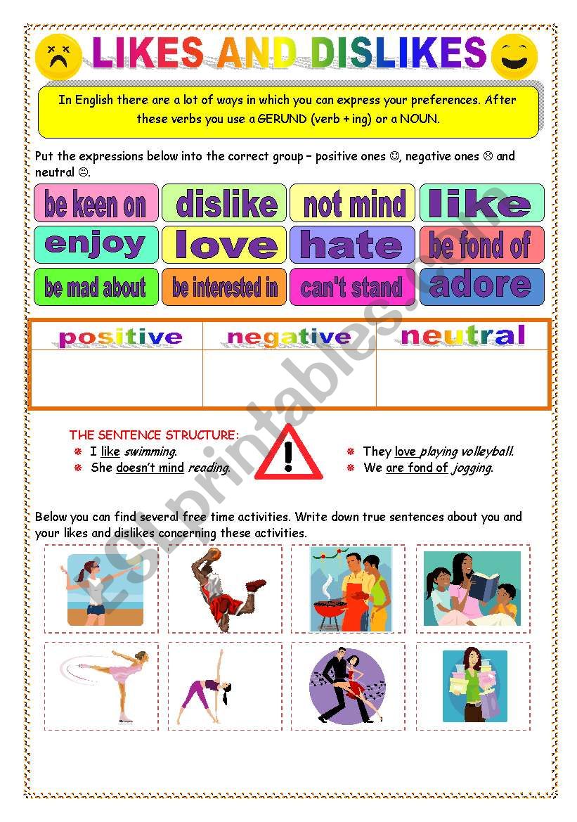 likes-and-dislikes-esl-worksheet-by-keyeyti