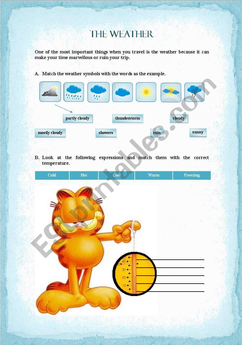 The weather worksheet