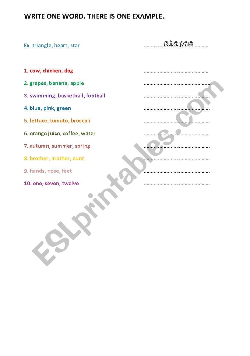 learning vocabs worksheet worksheet