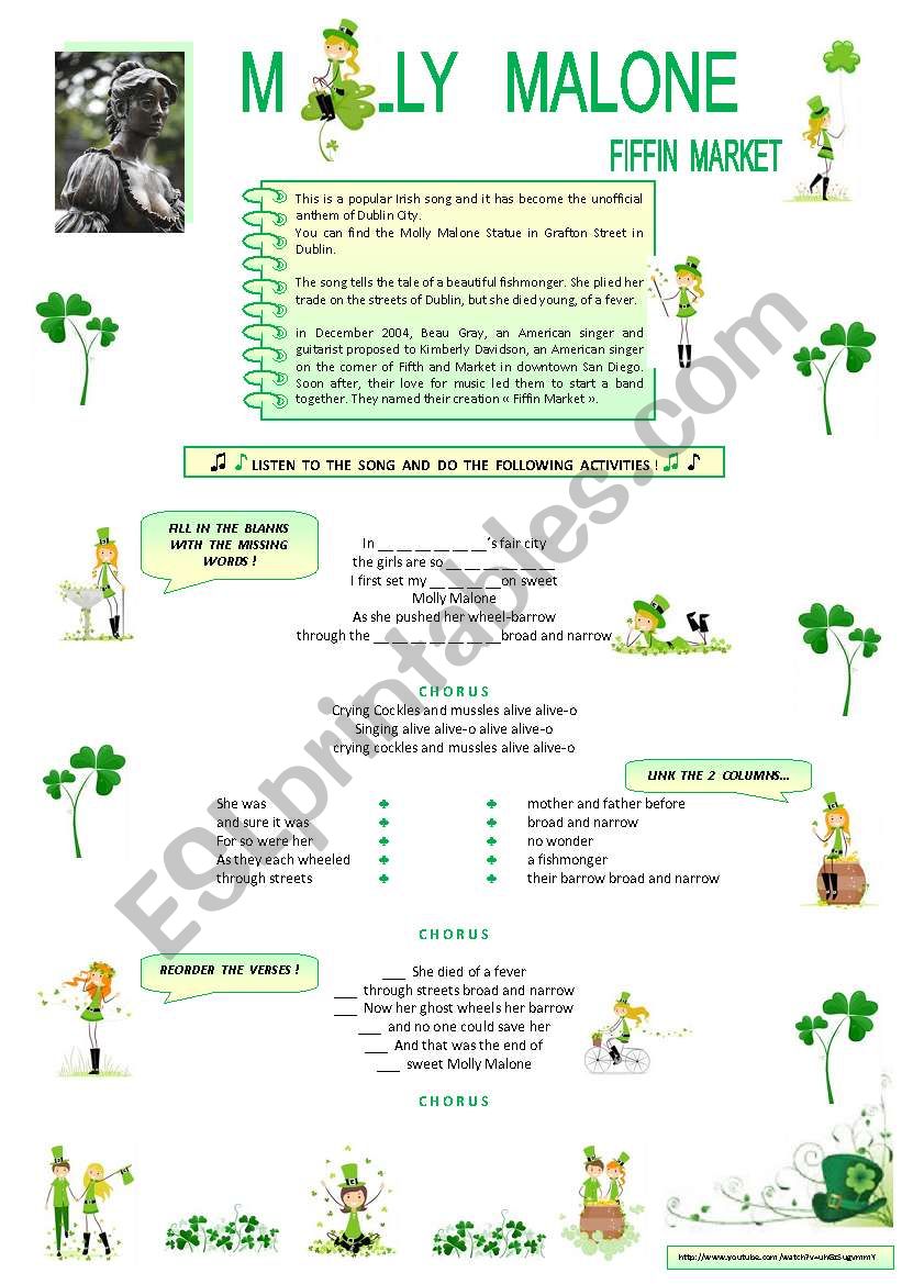 MOLLY  MALONE worksheet