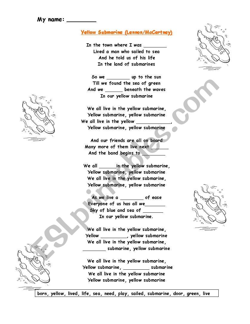 Yellow Submarine by the Beatles 