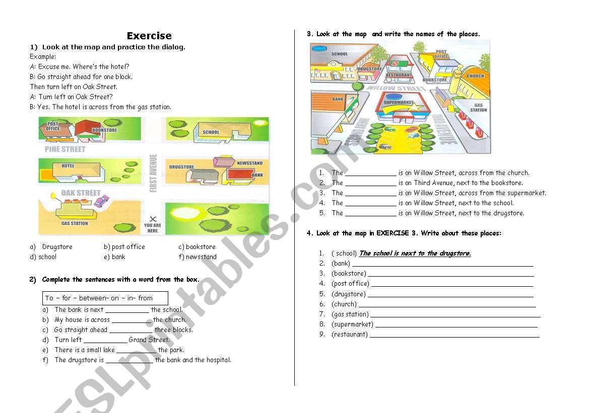 PREPOSITIONS OF PLACE/ IMPERATIVE FORM