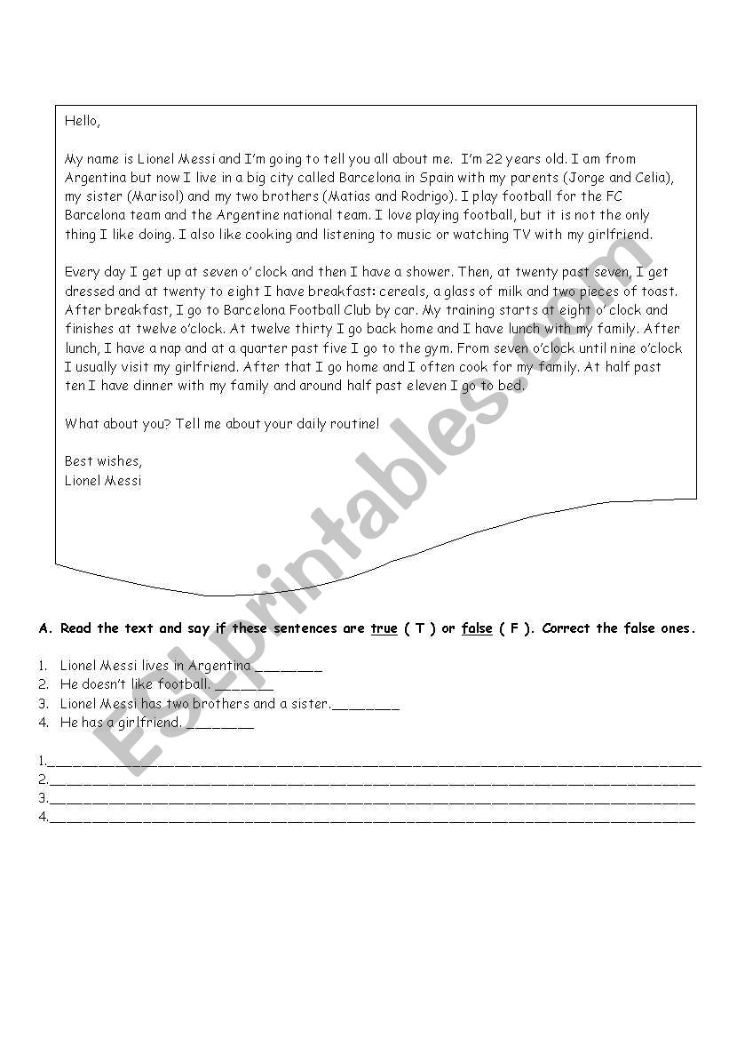 present simple worksheet