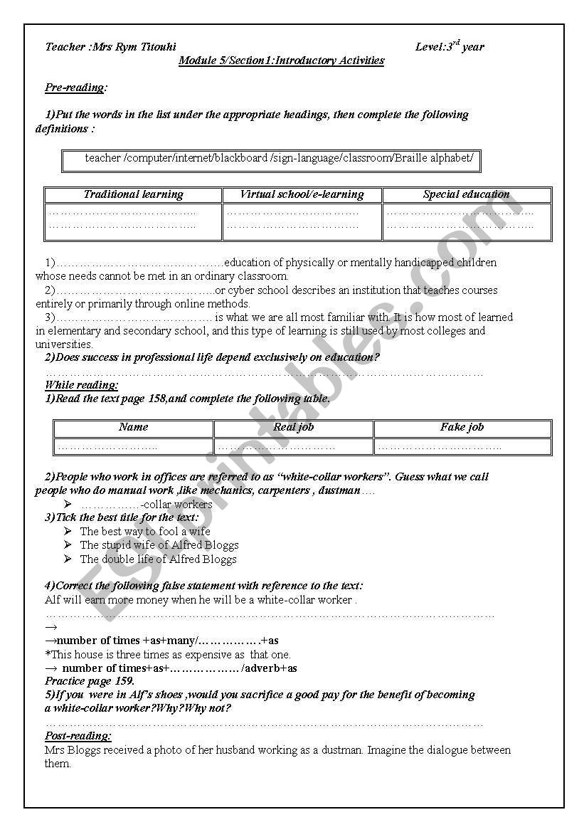 module 5 section 1introductory activities