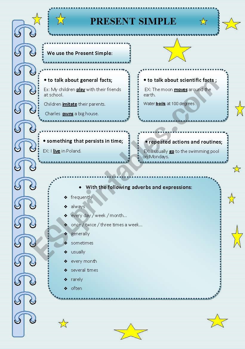 FOCUS ON GRAMMAR - PRESENT SIMPLE & PRESENT CONTINUOUS