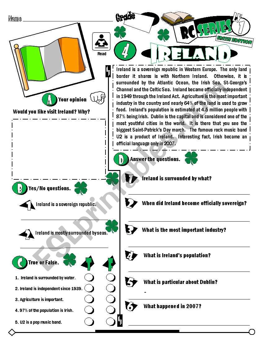 RC Series_Level 01_Irish Edition_04 Ireland (Fully Editable + Key)