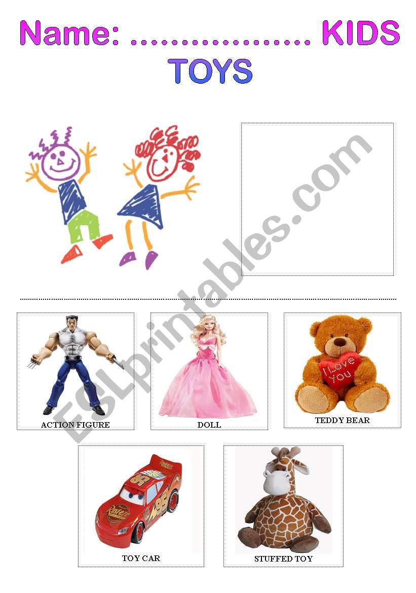 TOYS worksheet