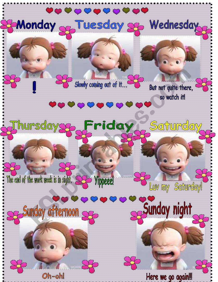 Feelings worksheet