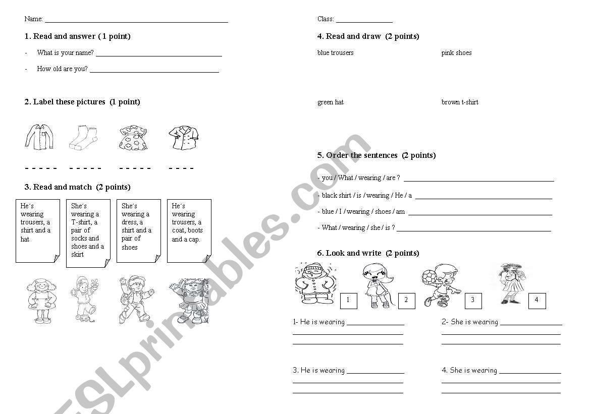 review worksheet