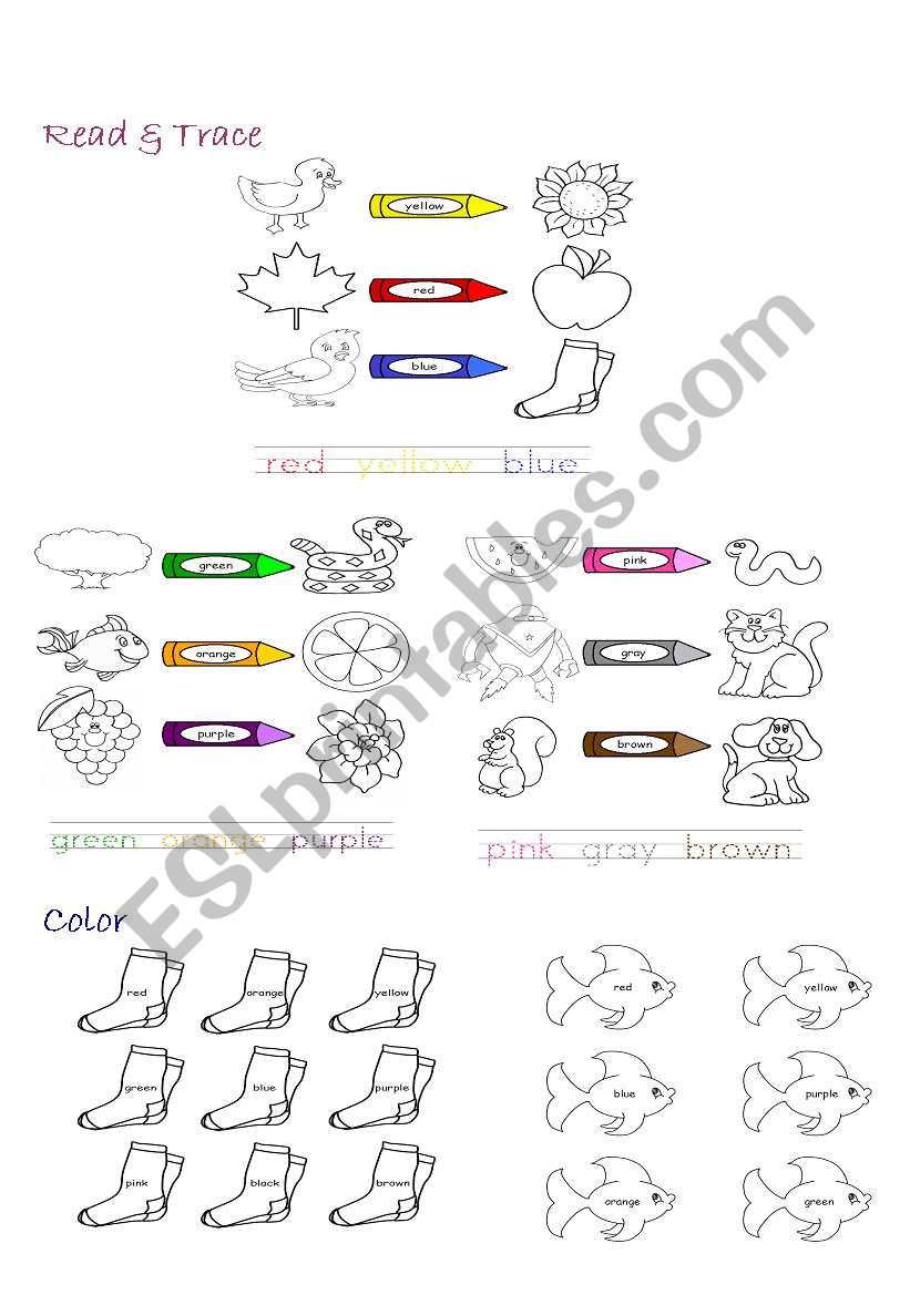 Color worksheet