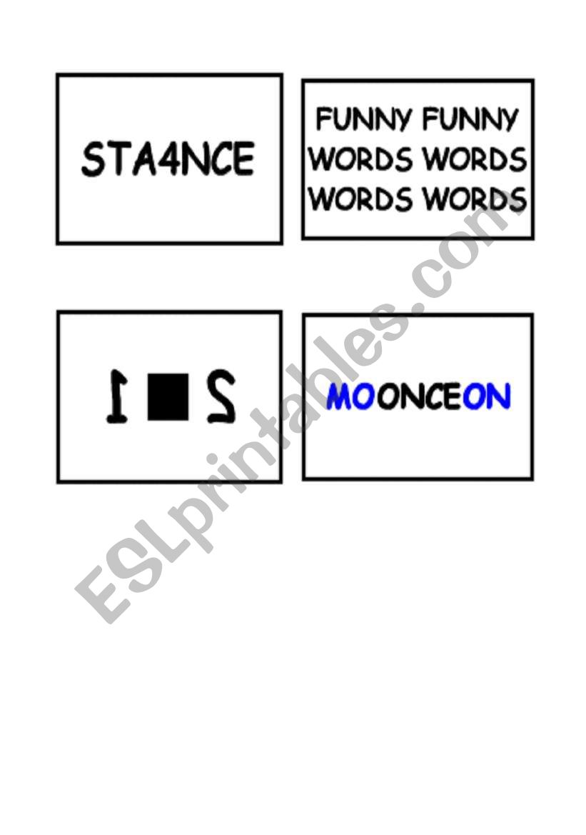 Mind teasers worksheet