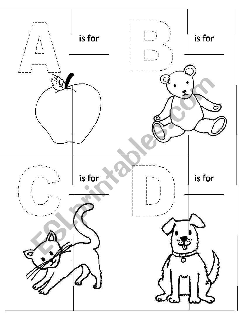 alphabet worksheet