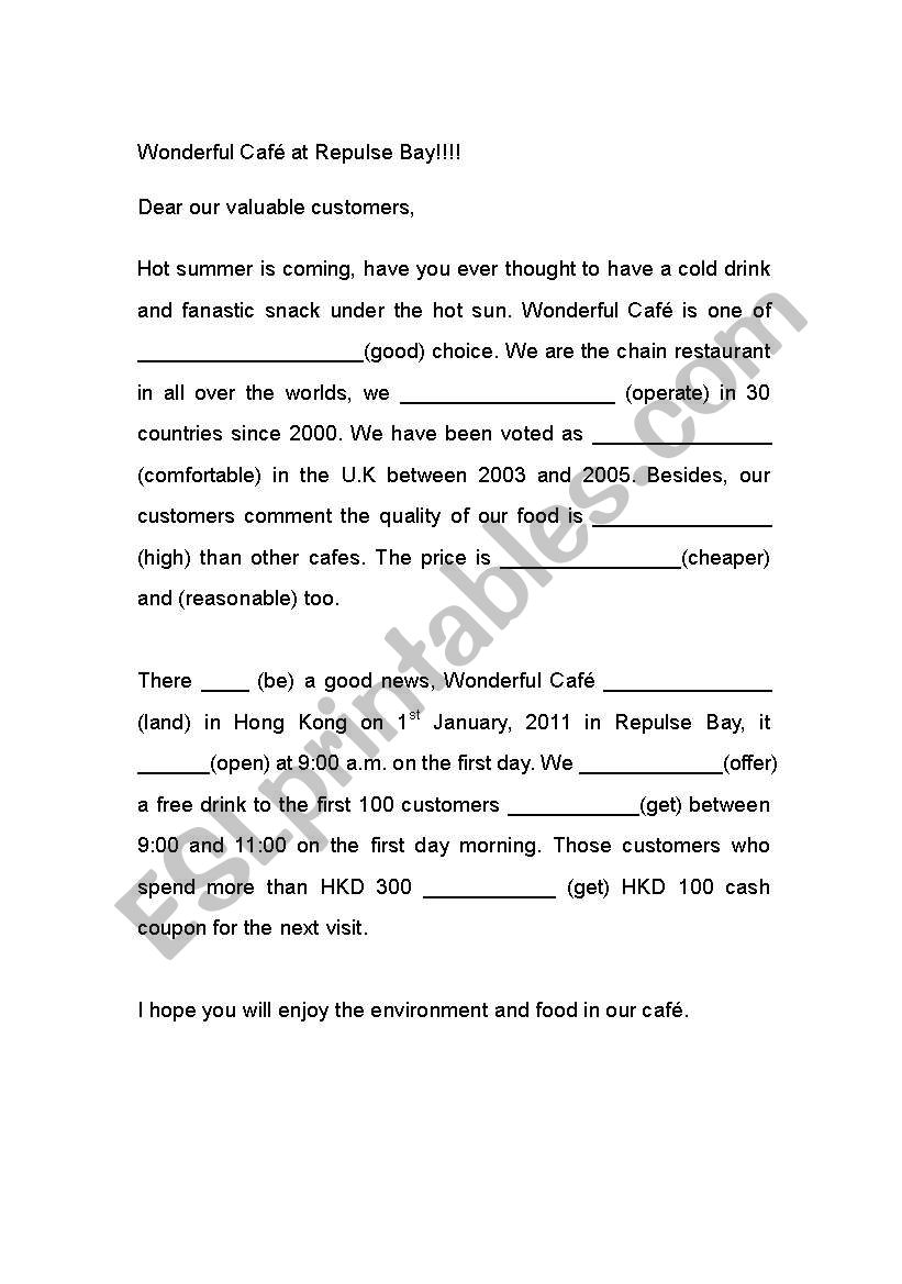 present perfect tense worksheet
