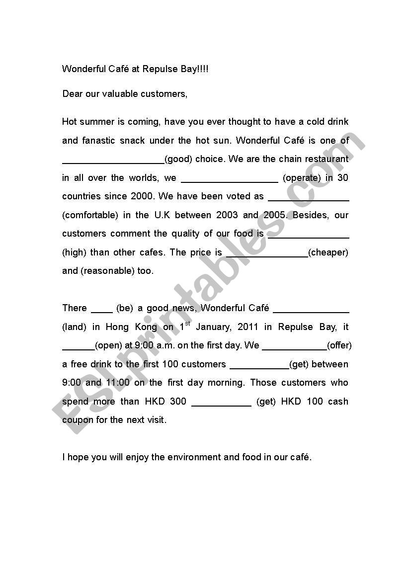 present perfect tense worksheet