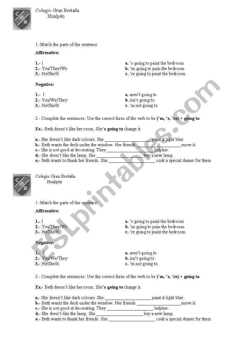 Going to worksheet