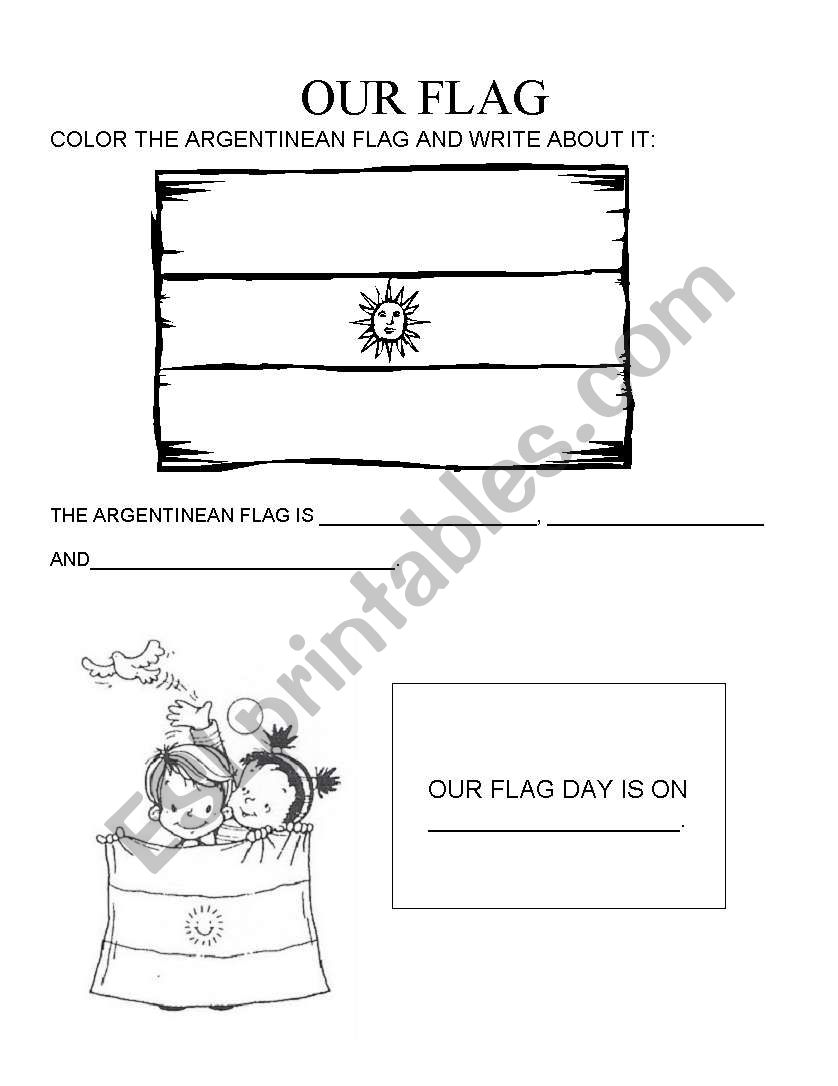 Flag Day (Argentina) worksheet