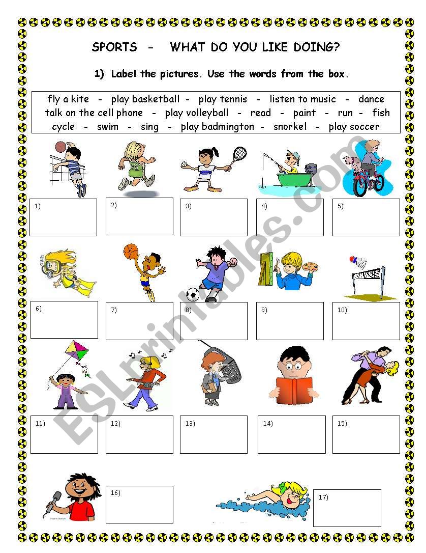 Like / donÂ´t like / be good at + ing