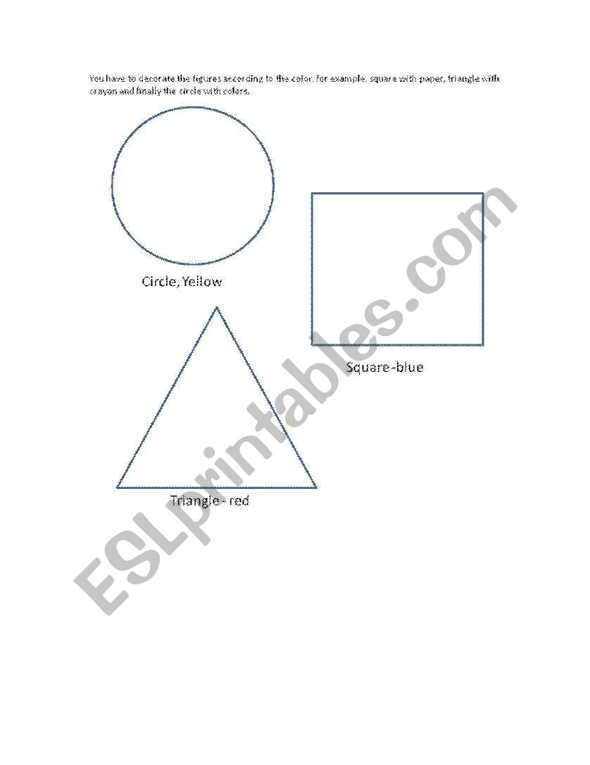 geomectric figures worksheet