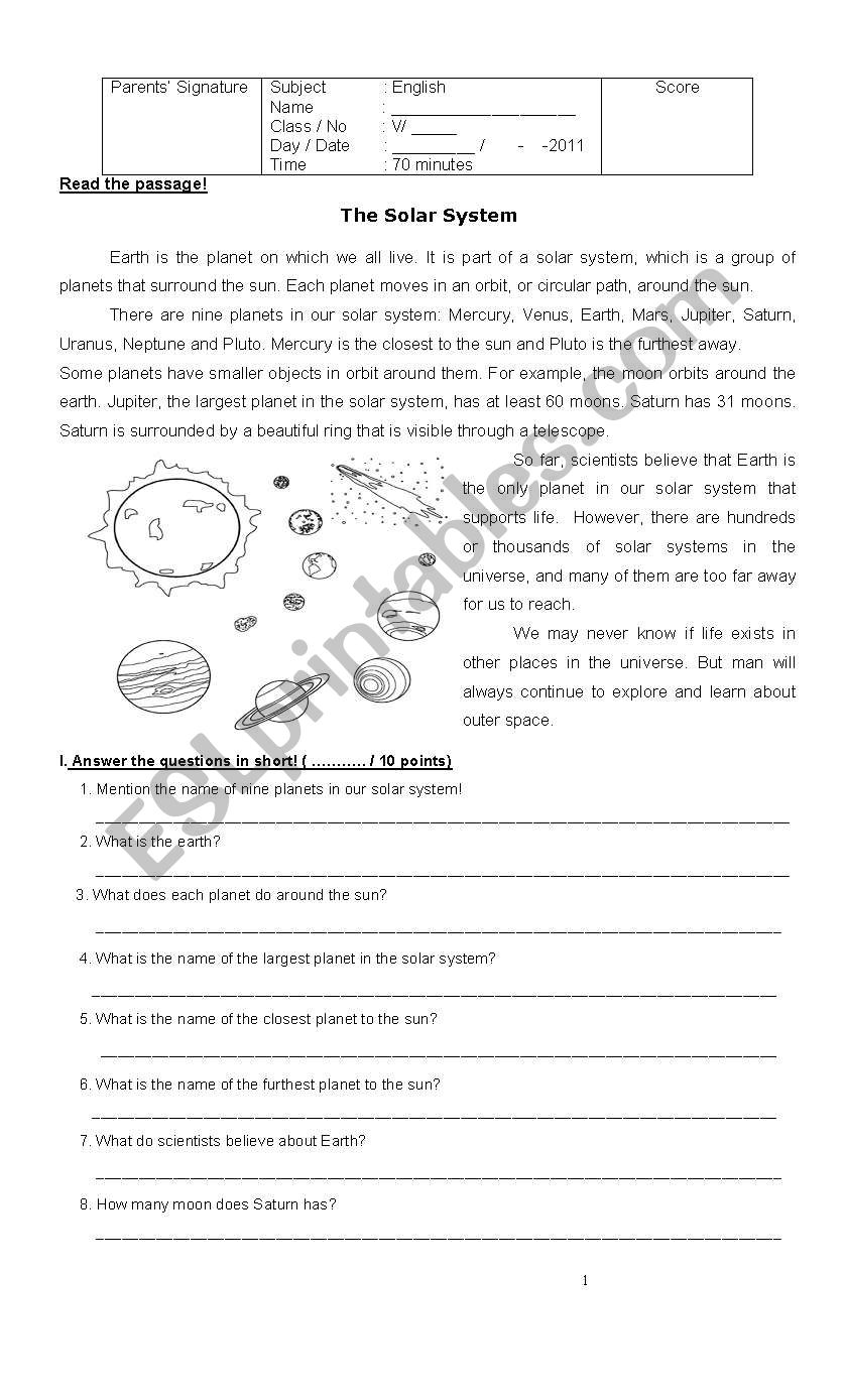 Conjunction (including such...that and so.....that), prefixes, reading and vocabulary test