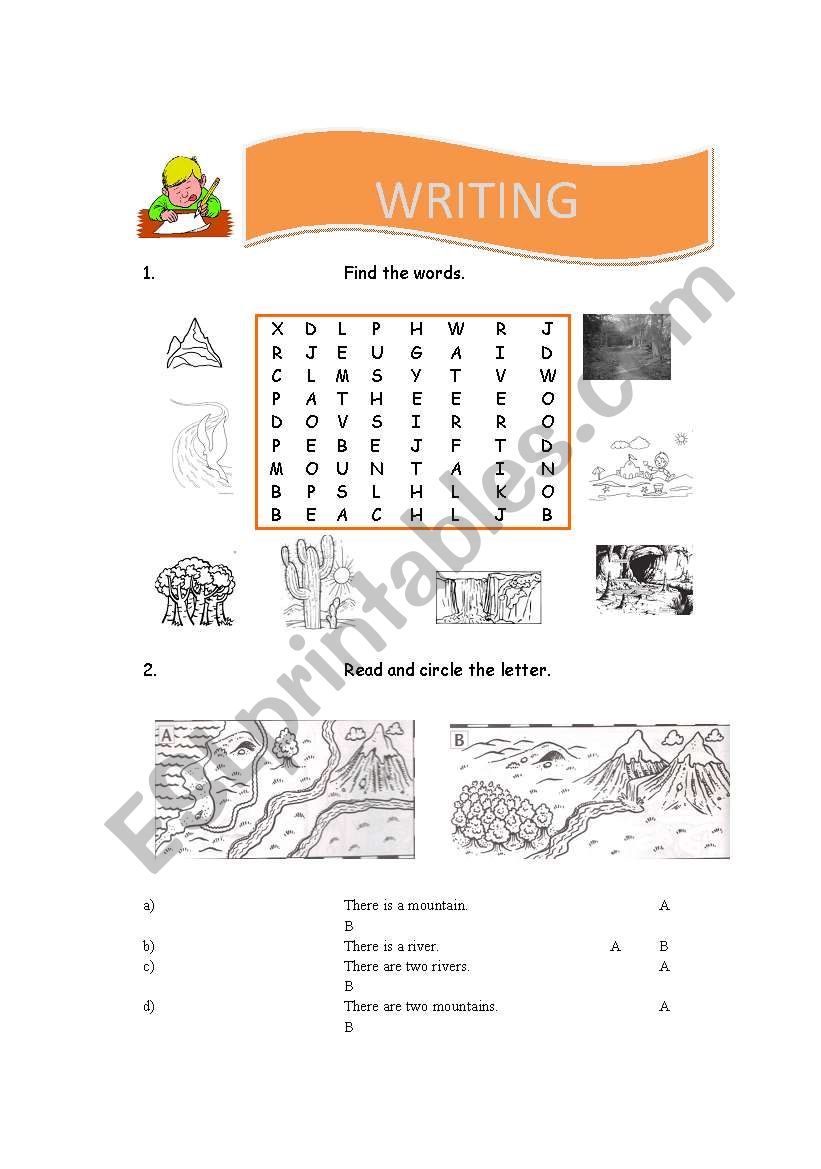 Places  worksheet