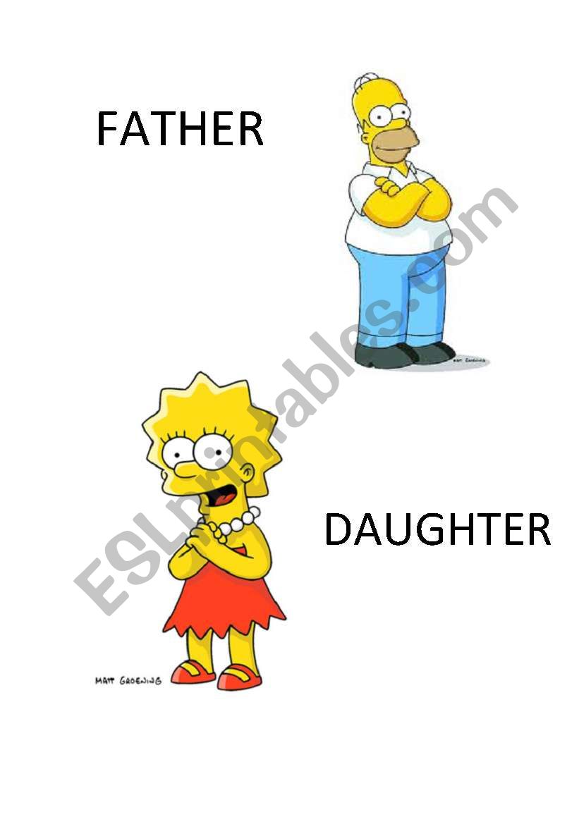 The Simpsons worksheet