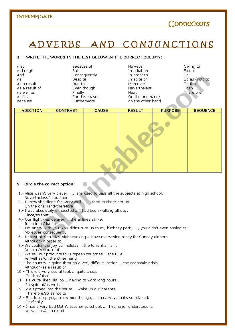 connectors-adverbs-and-conjunctions-esl-worksheet-by-xcharo