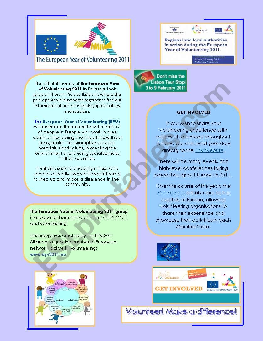 European Year of Volunteering-2011