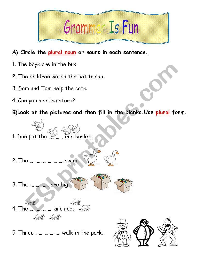 Grammar Is Fun(2) worksheet