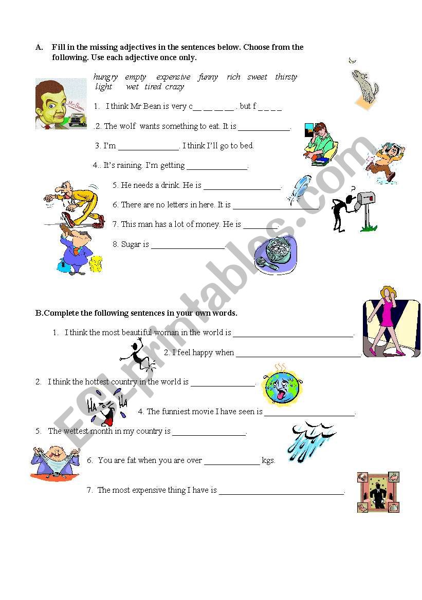 fill in the blanks worksheet