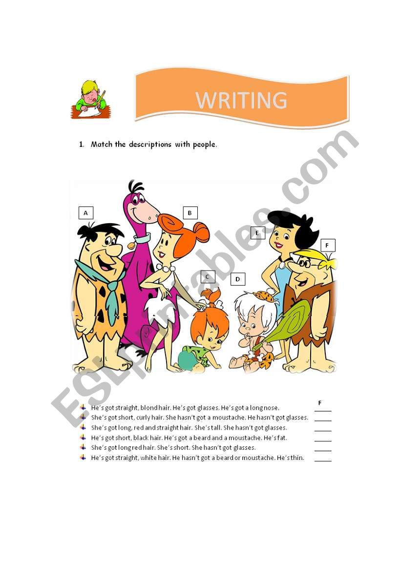 Flintstone sheet worksheet