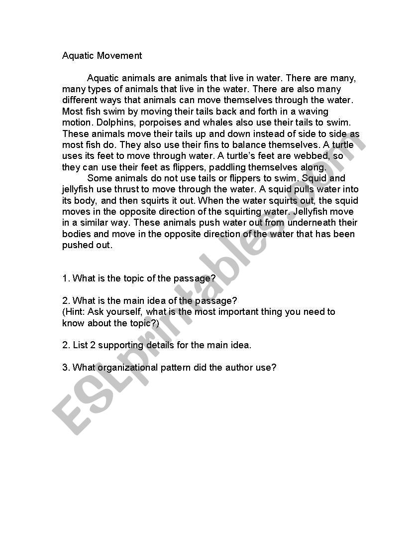 Compare and Contrast worksheet