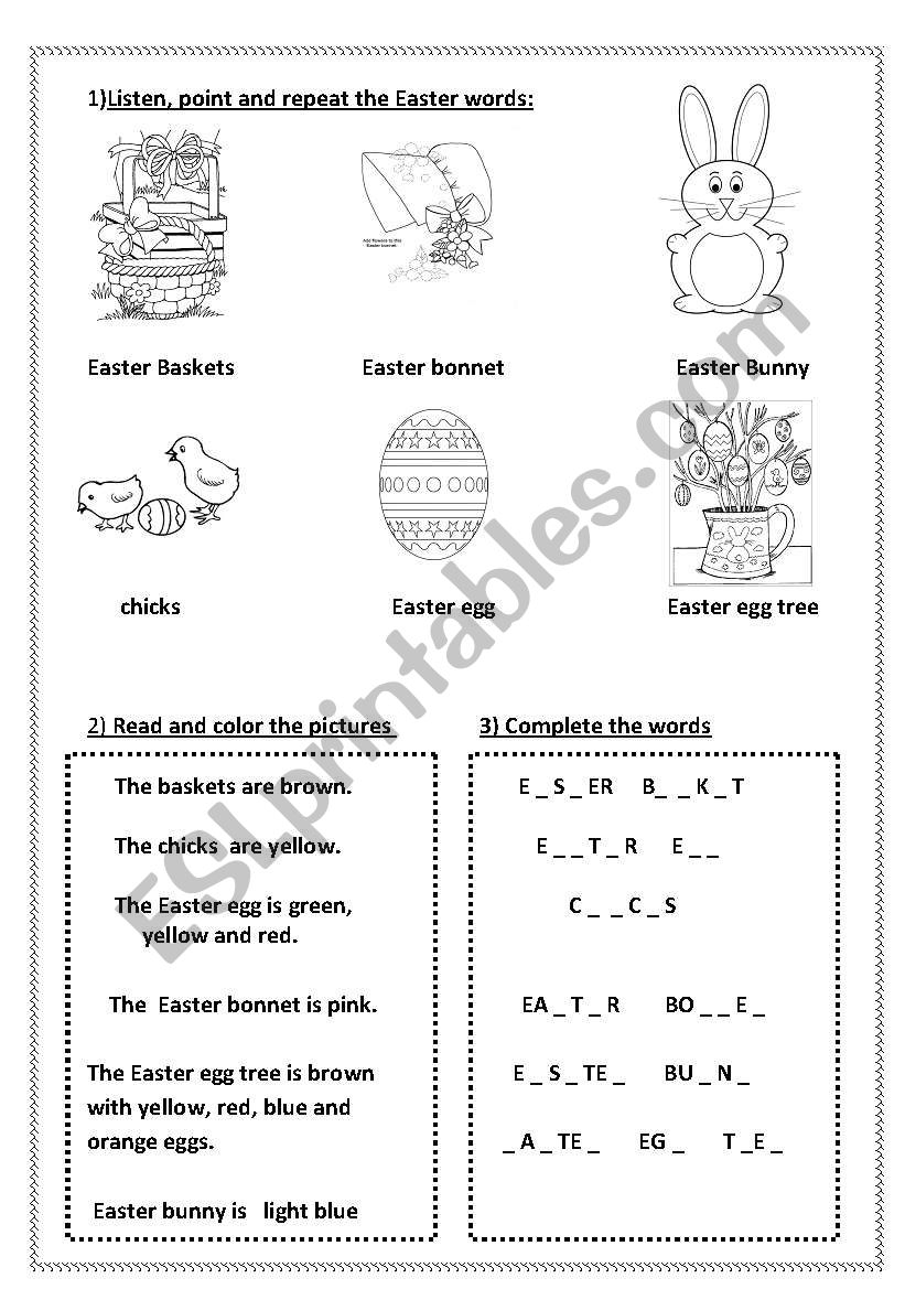 Easter for very young learners