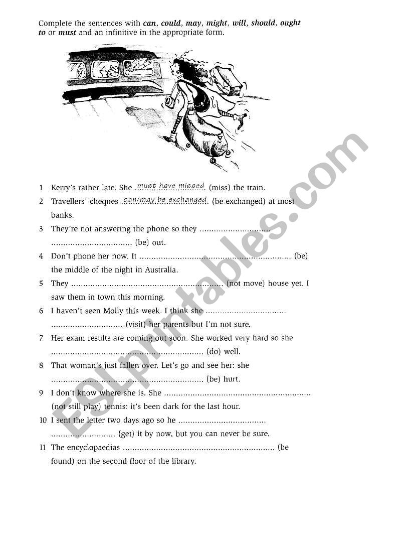 exam worksheet