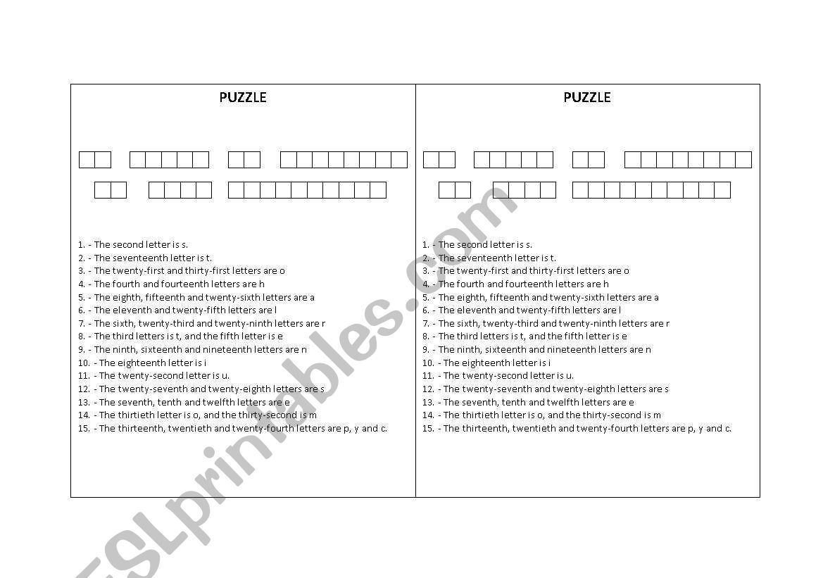 Alphabet worksheet