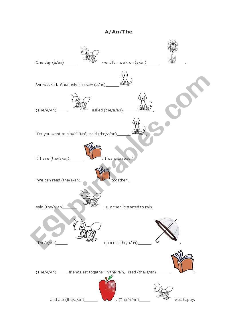 definite and indefinite articles 