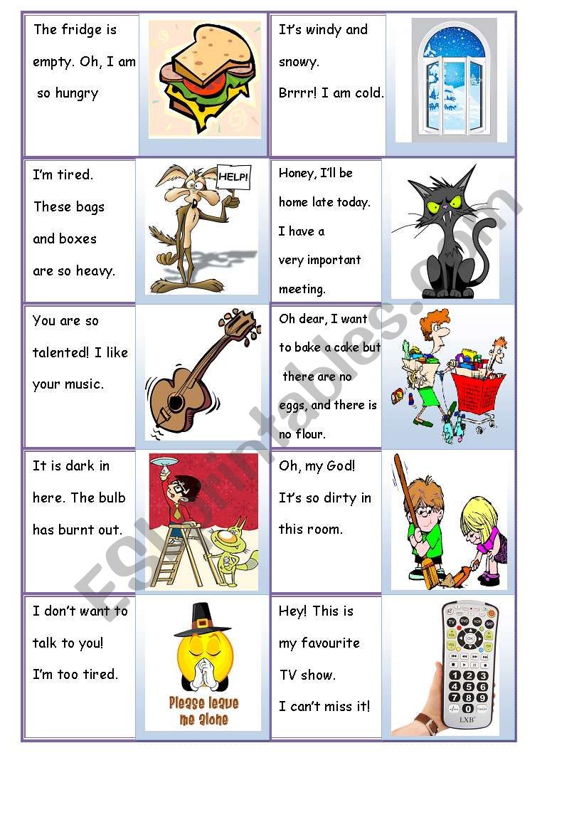 Can and Could - Requests worksheet