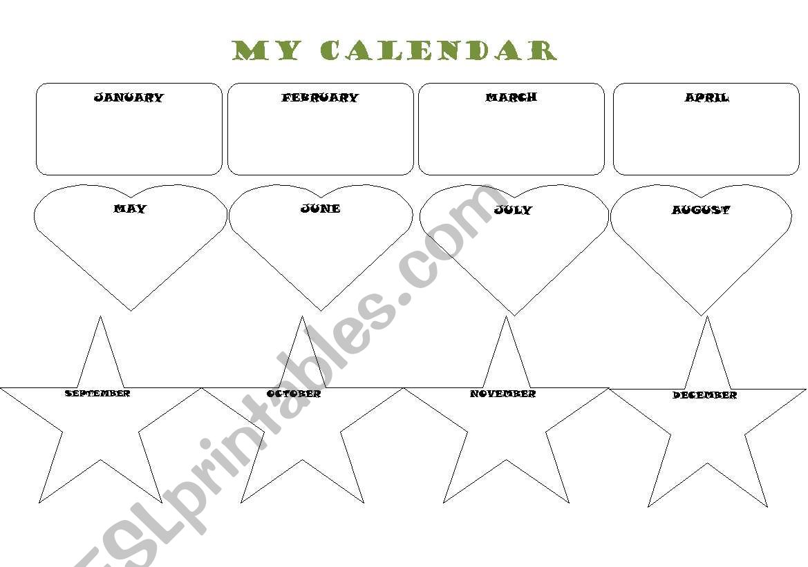 calendar worksheet