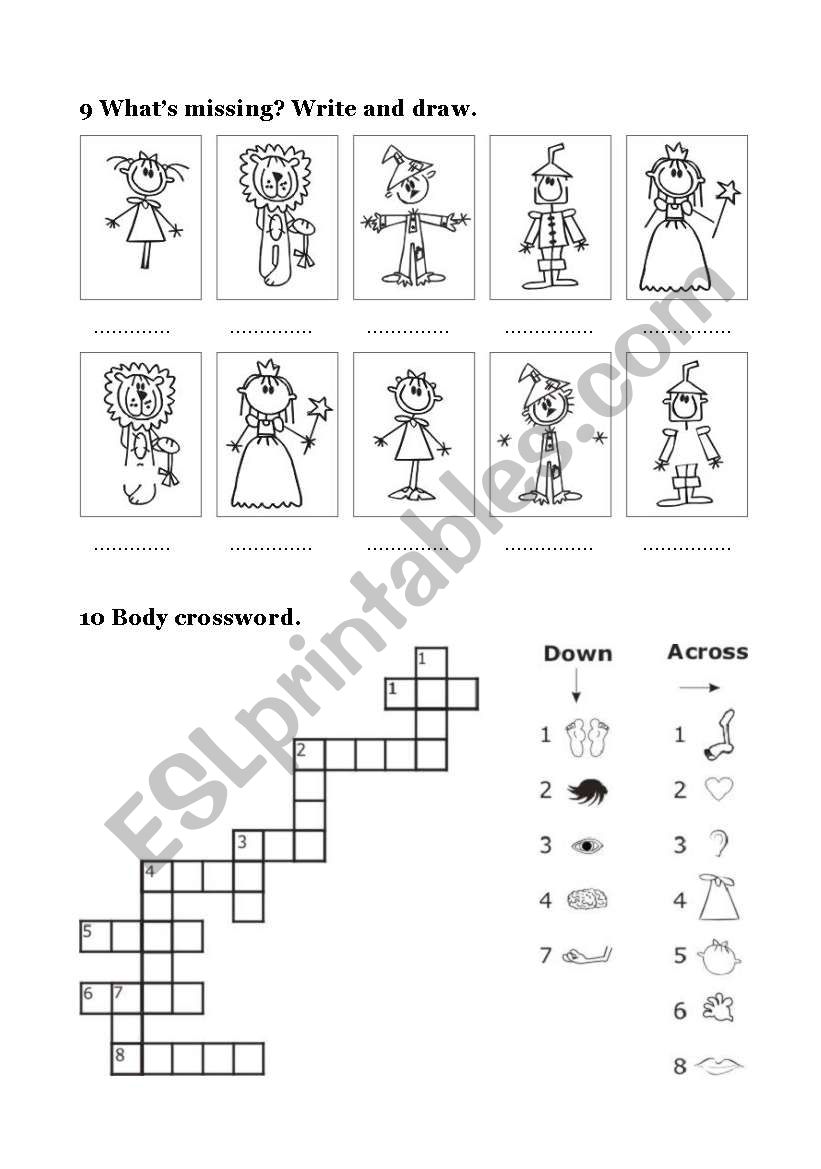 THE WIZARD OF OZ - 2/4 worksheet