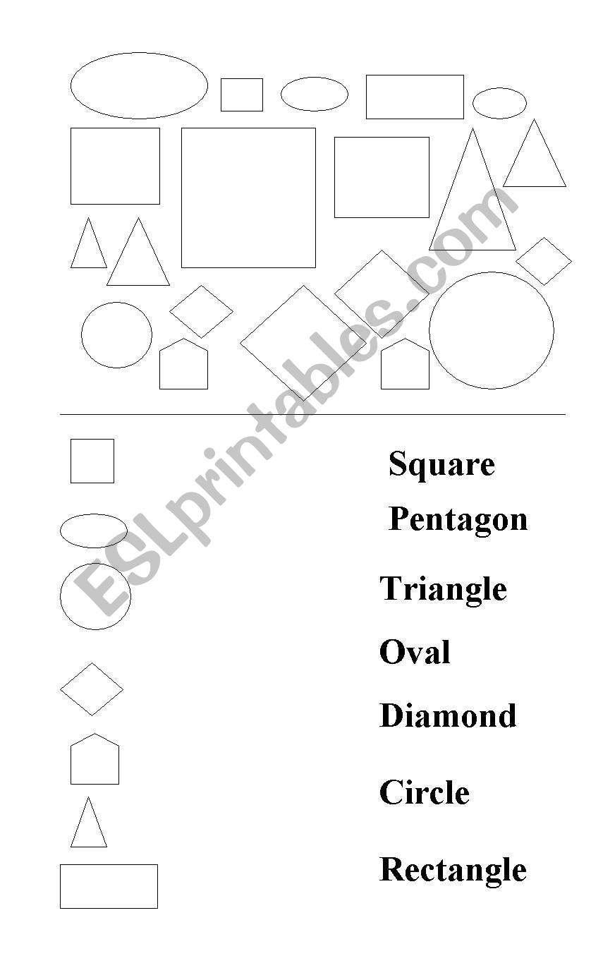 shapes worksheet