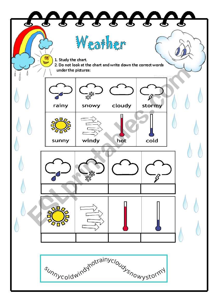 Weather worksheet