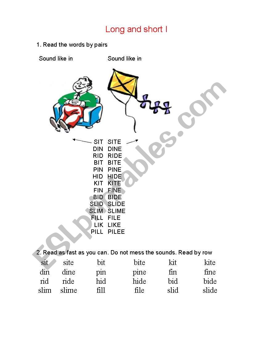 Long Vowel with Final e Part 2 (I)