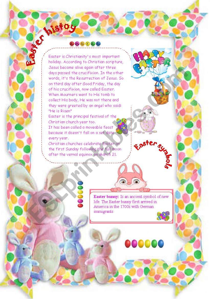 Happy Easter ! worksheet