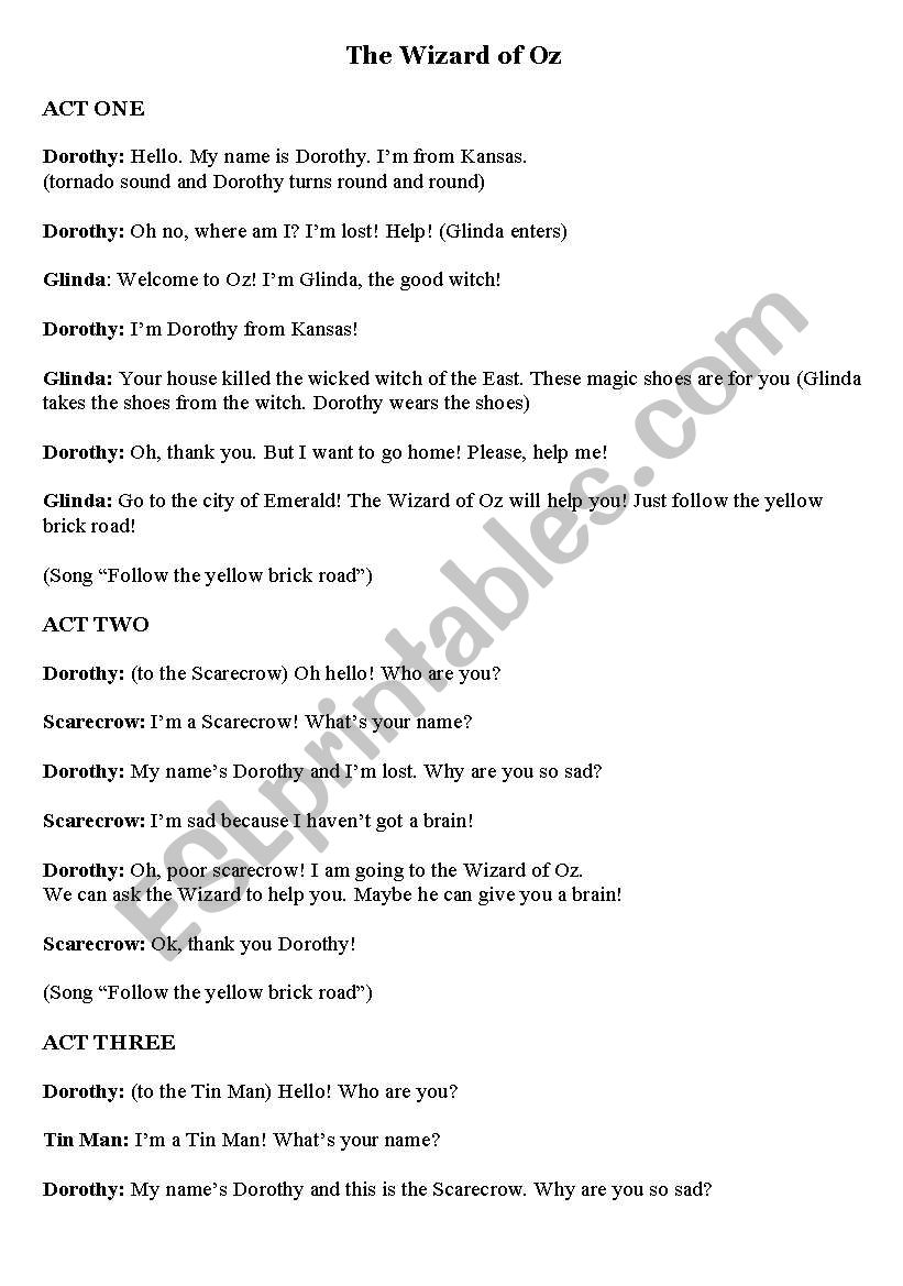 Wizard Of Oz Muny Script Pdf