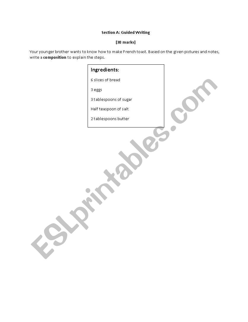 paper 2 worksheet