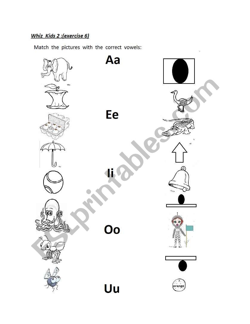 vowel phonics worksheet