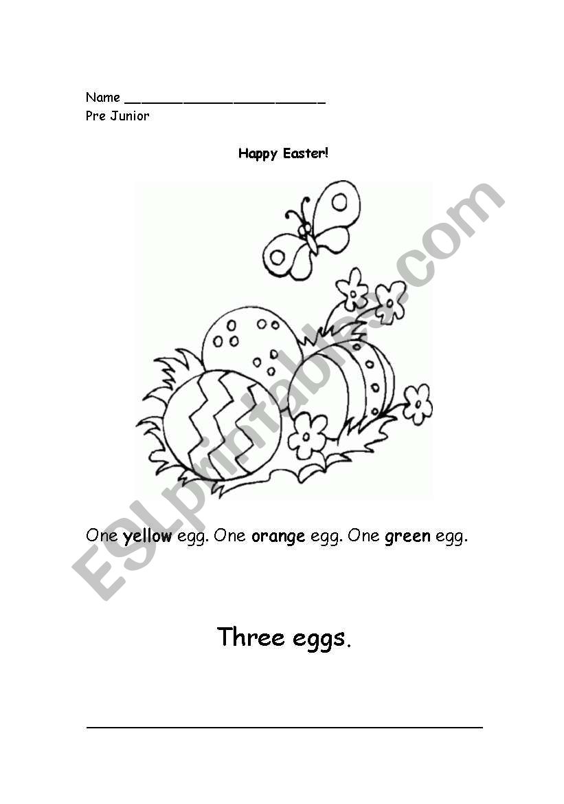 Easter Time worksheet