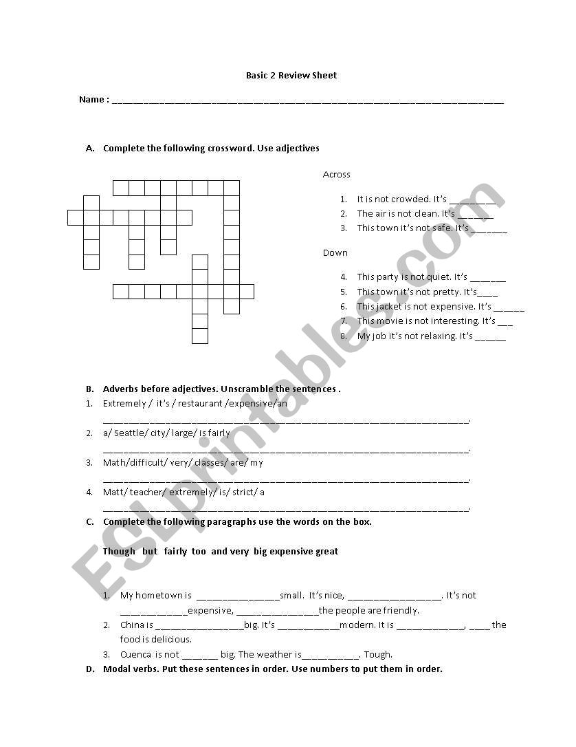 review interchange 1 units 11-12