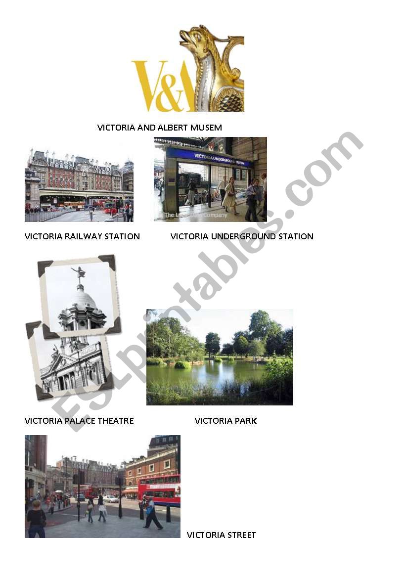 Victorian England worksheet