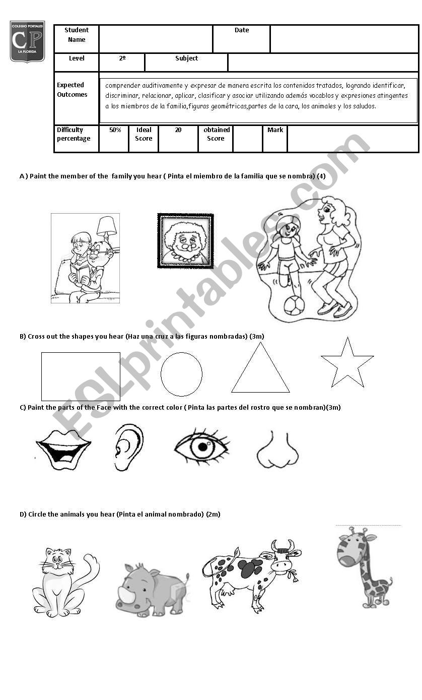 Test worksheet