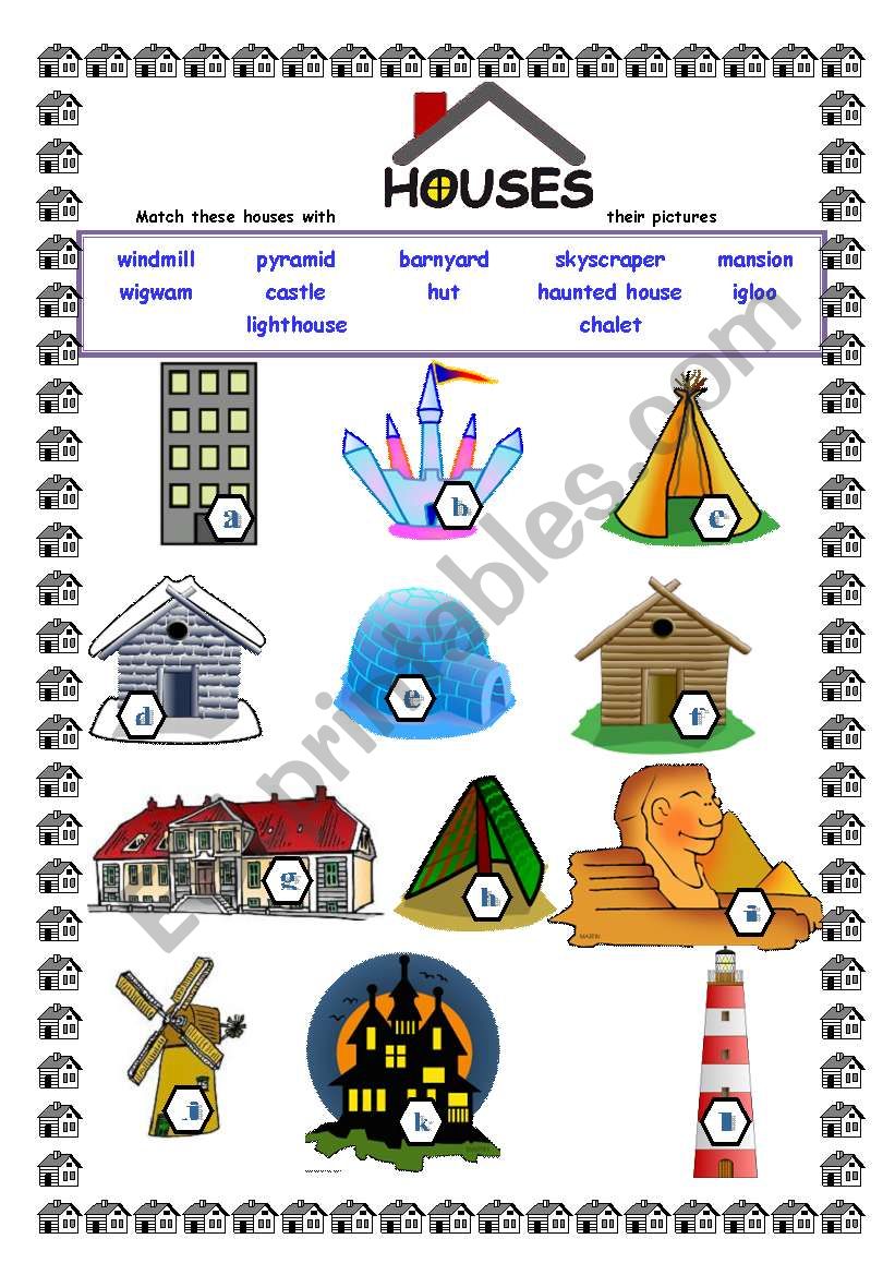 houses_guess a house worksheet